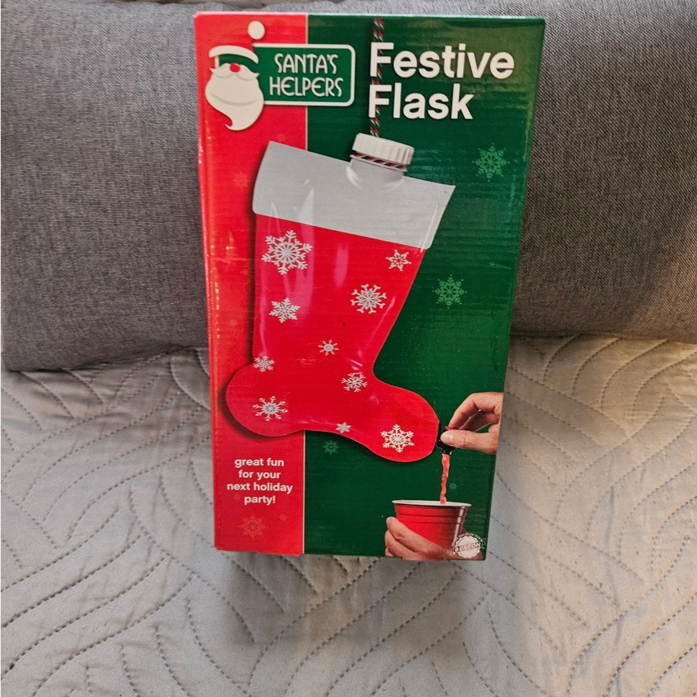 Beacon Red Festive Flask